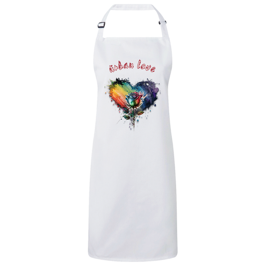 Urban Love Sustainable Unisex Bib Apron