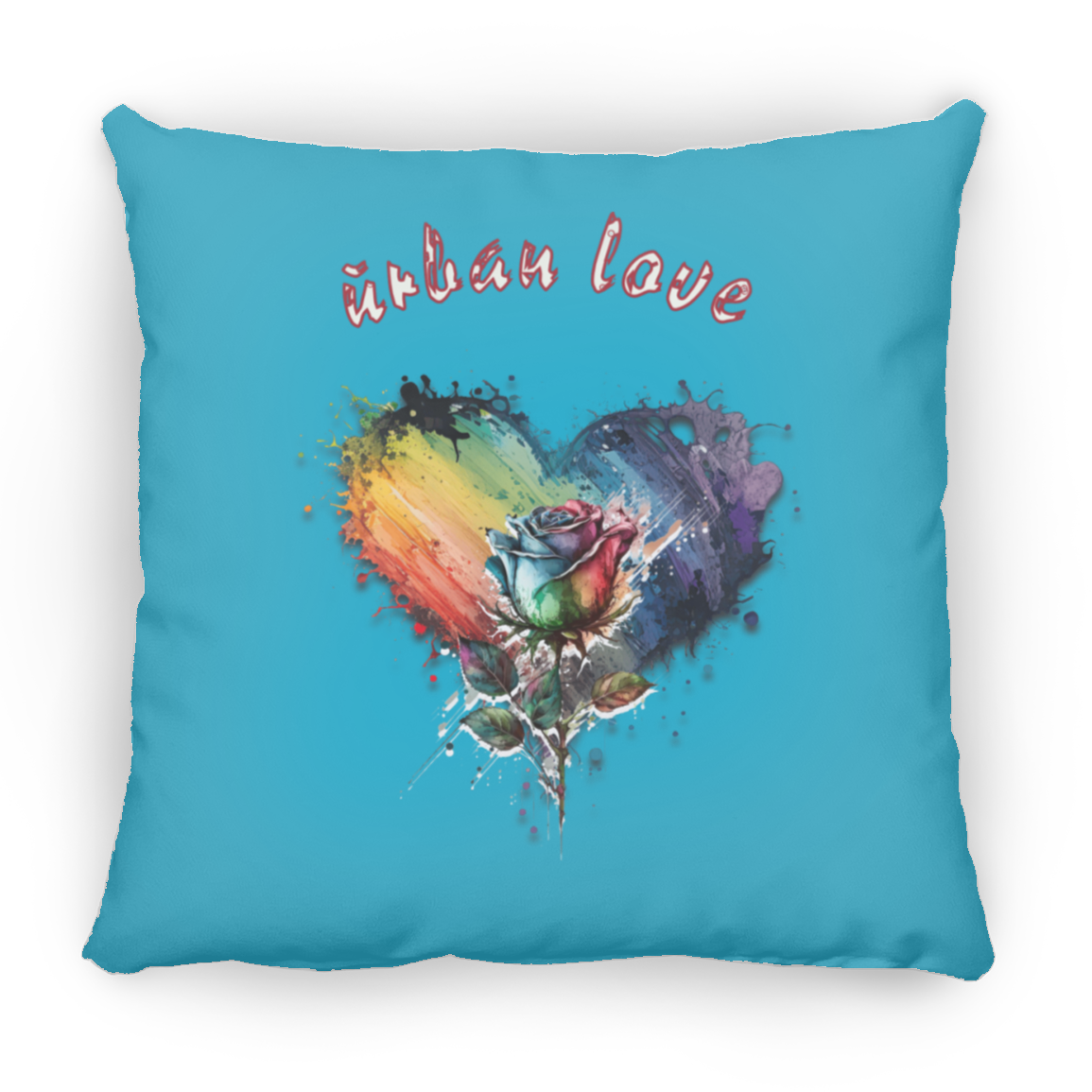 Urban Love Medium Square Pillow