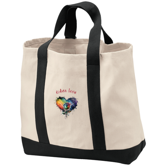 Urban Love 2-Tone Shopping Tote