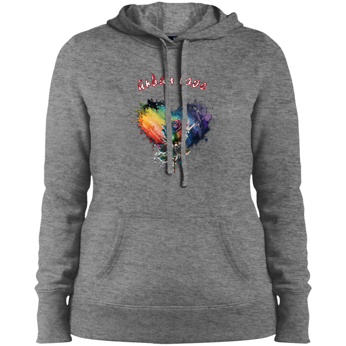 Urban Love Ladies' Pullover Hooded Sweatshirt