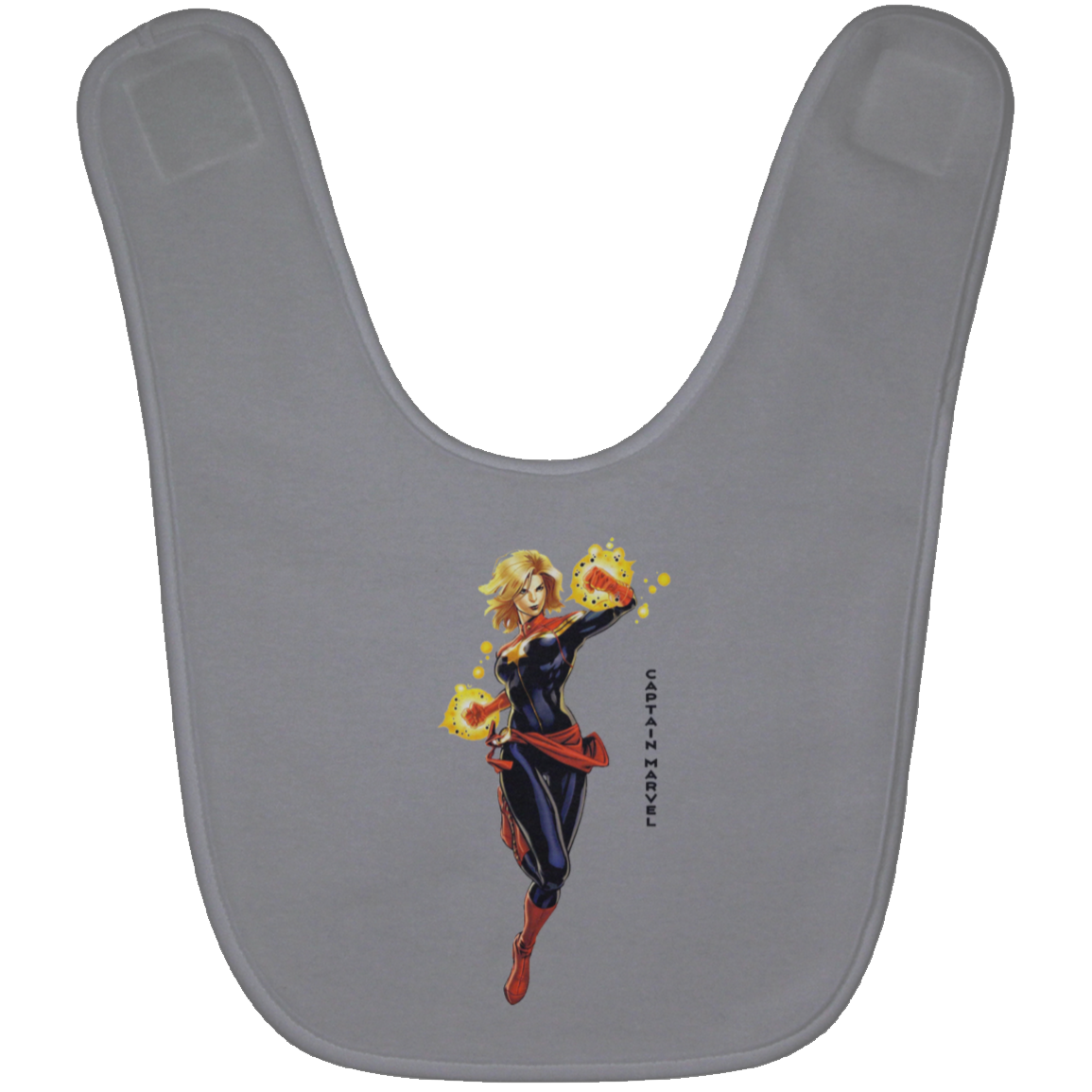 Captain Marvel Baby Bib