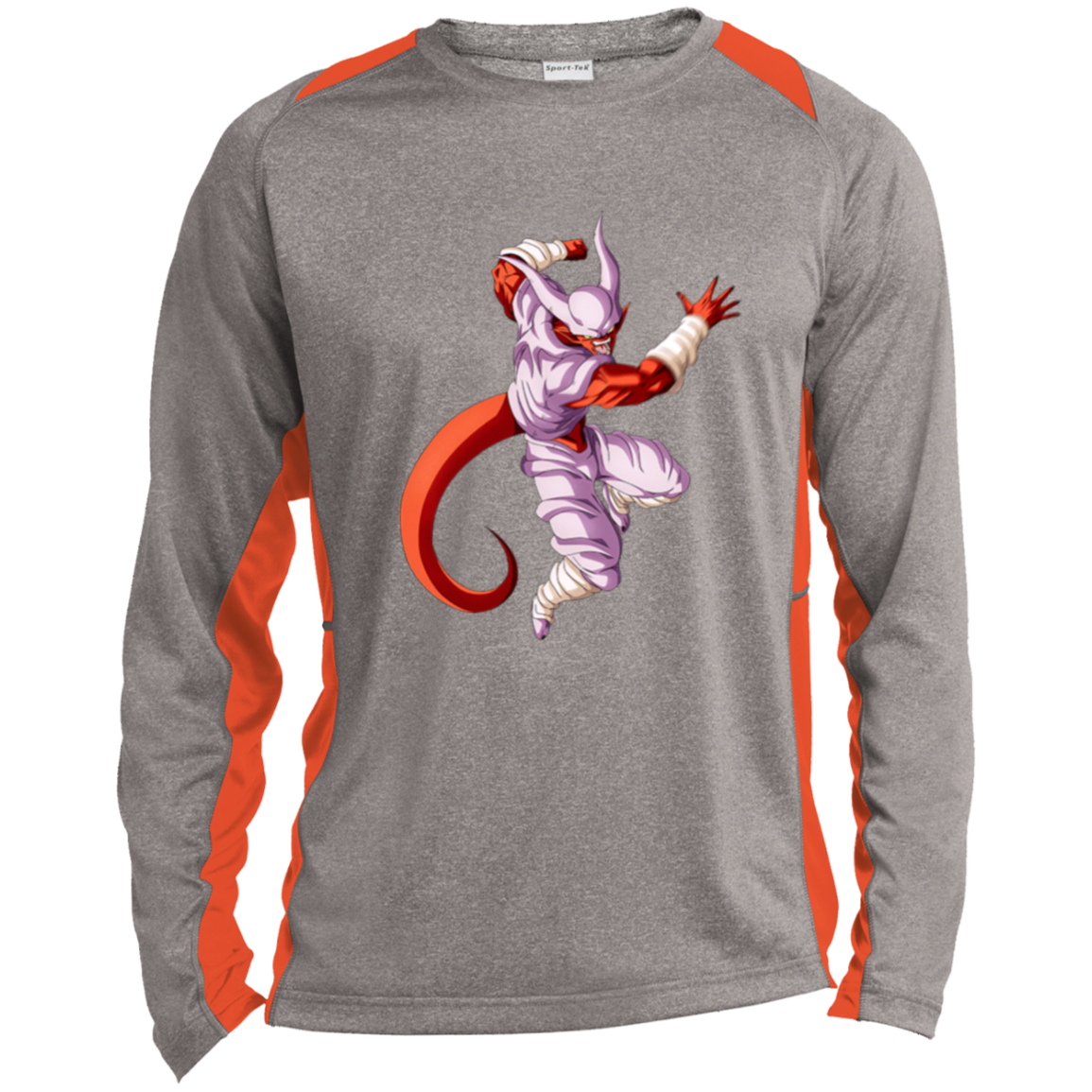 Jenemba DBS Long Sleeve Heather Colorblock Performance Tee