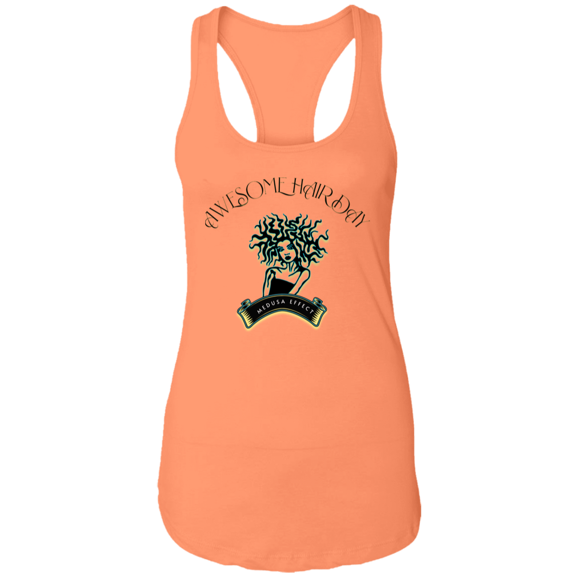 Awesome Hair Day Ladies Ideal Racerback Tank