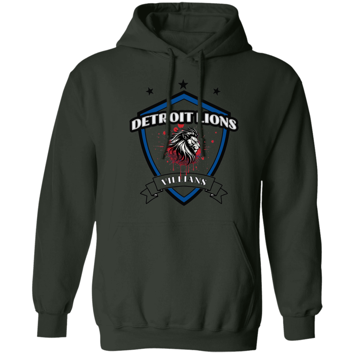 Detroit Lions Villian Pullover Hoodie