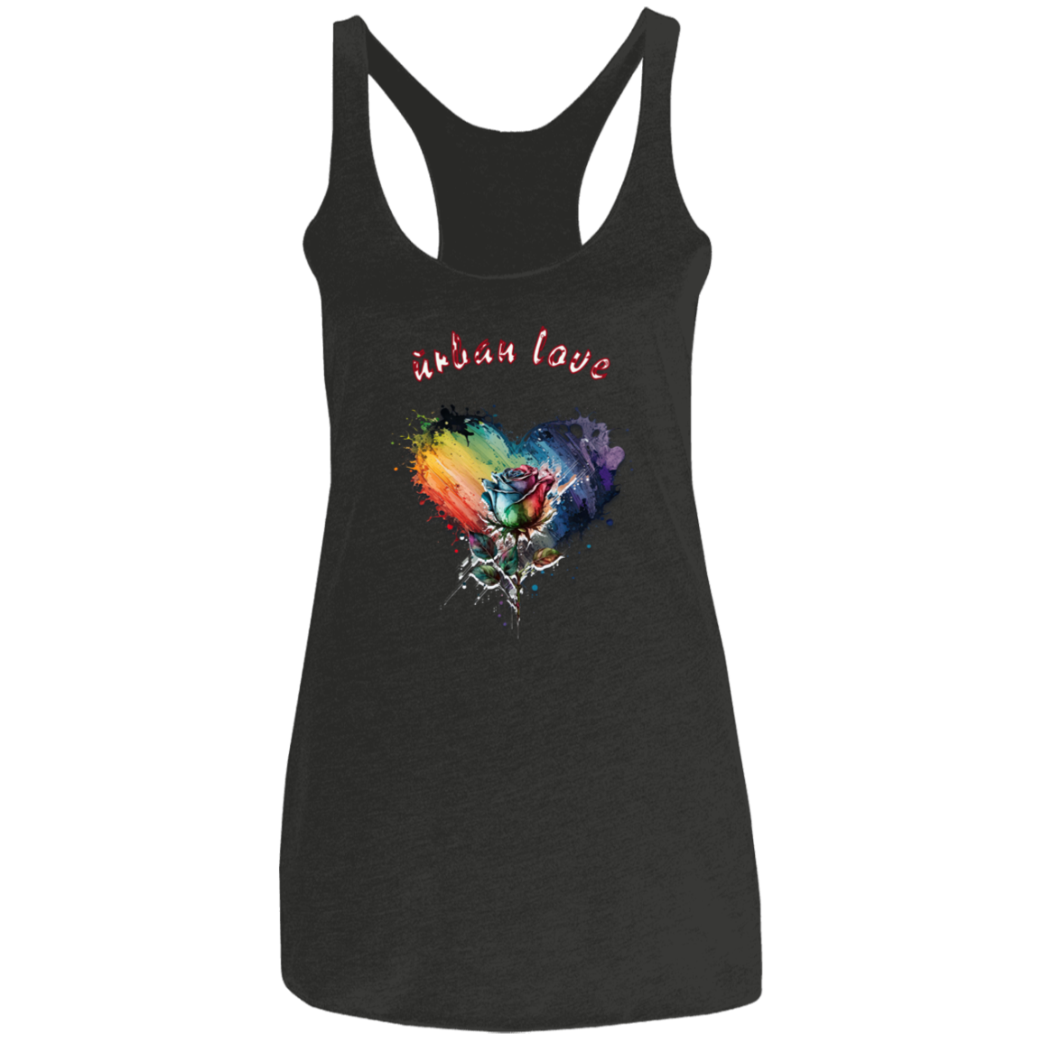 Urban Love Ladies' Triblend Racerback Tank