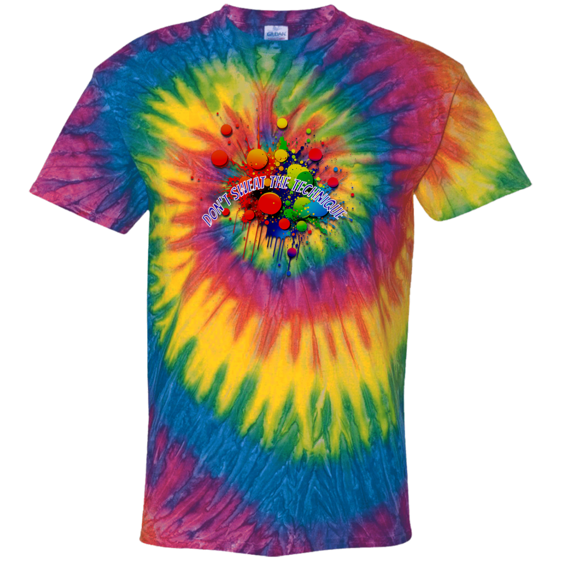 Don't Sweat the Technique Cotton Tie Dye T-Shirt