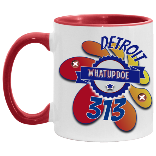 Detriot Whatupdoe 313 11oz Accent Mug