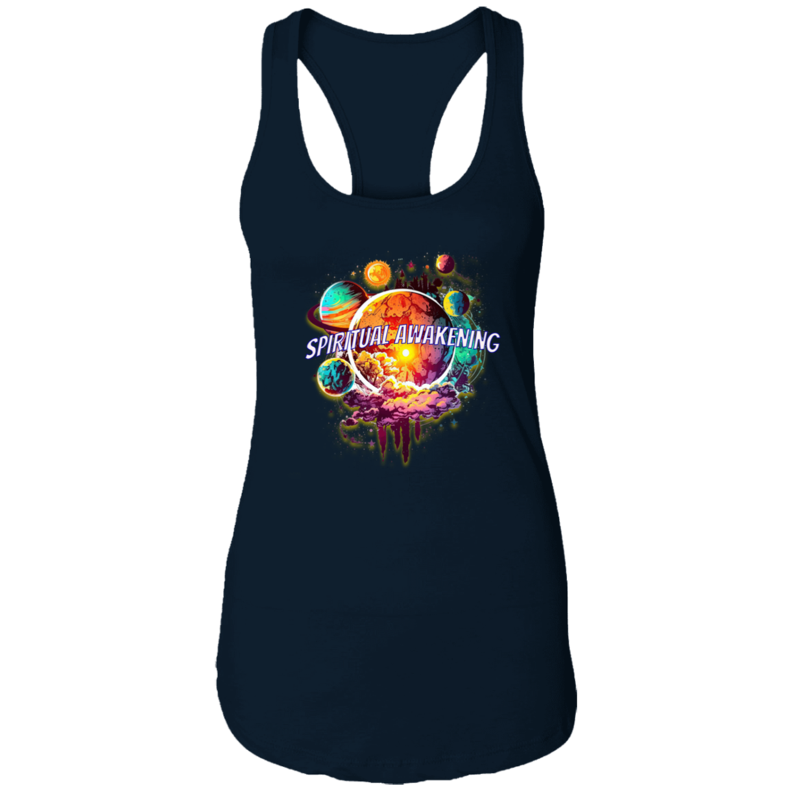 Spiritual Awakening Ladies Ideal Racerback Tank