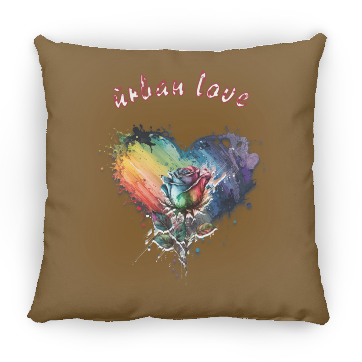 Urban Love Medium Square Pillow