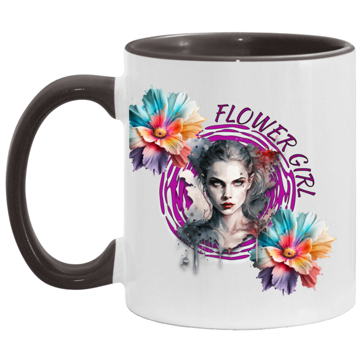 Flower Girl 11oz Accent Mug