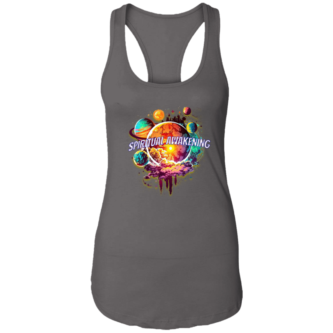 Spiritual Awakening Ladies Ideal Racerback Tank