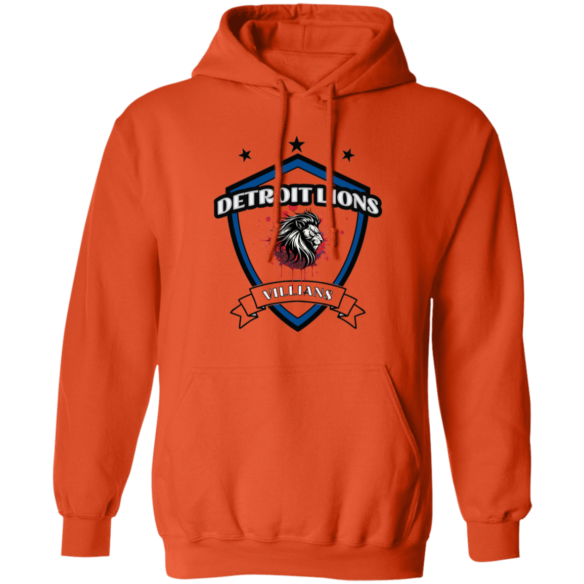 Detroit Lions Villain Pullover Hoodie