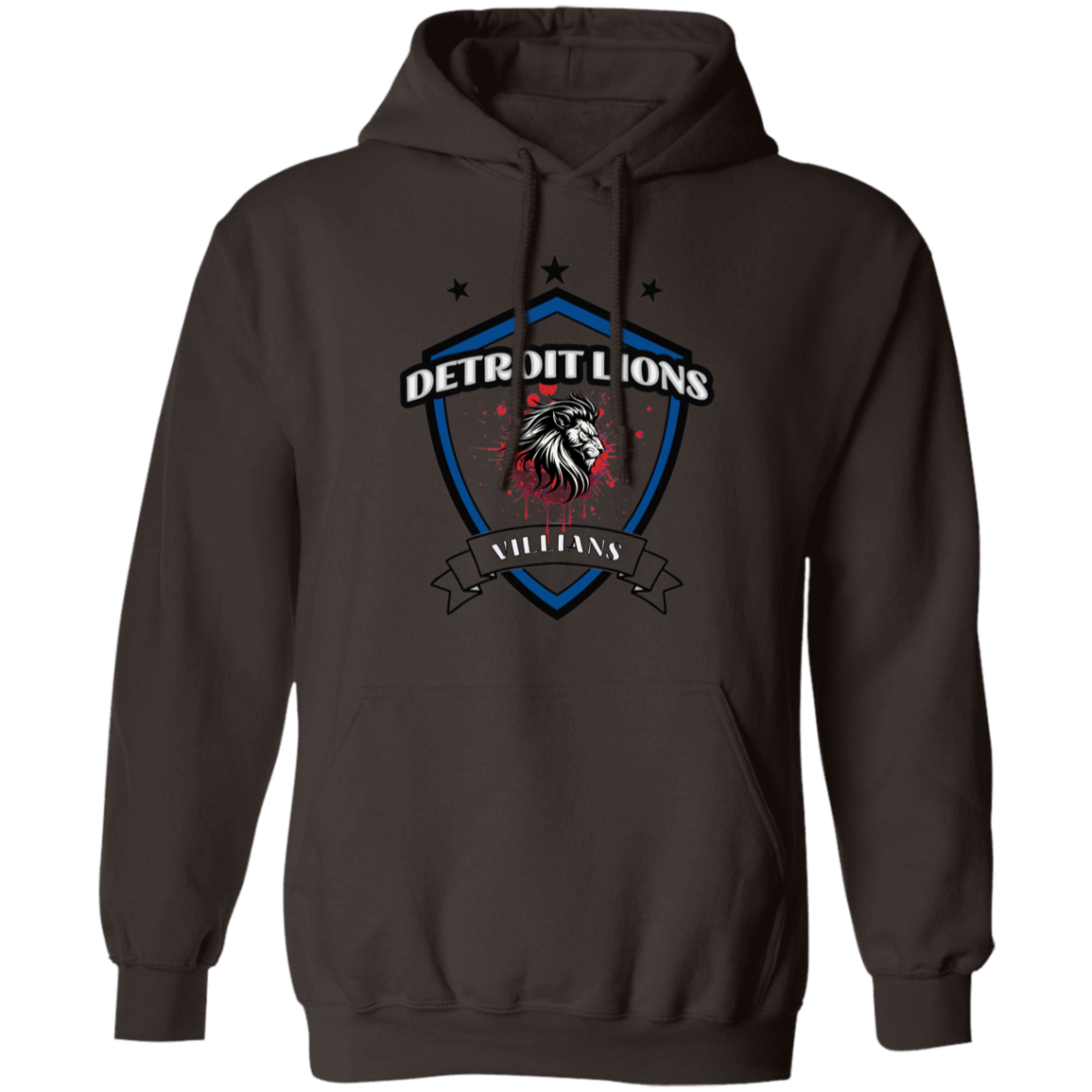 Detroit Lions Villain Pullover Hoodie