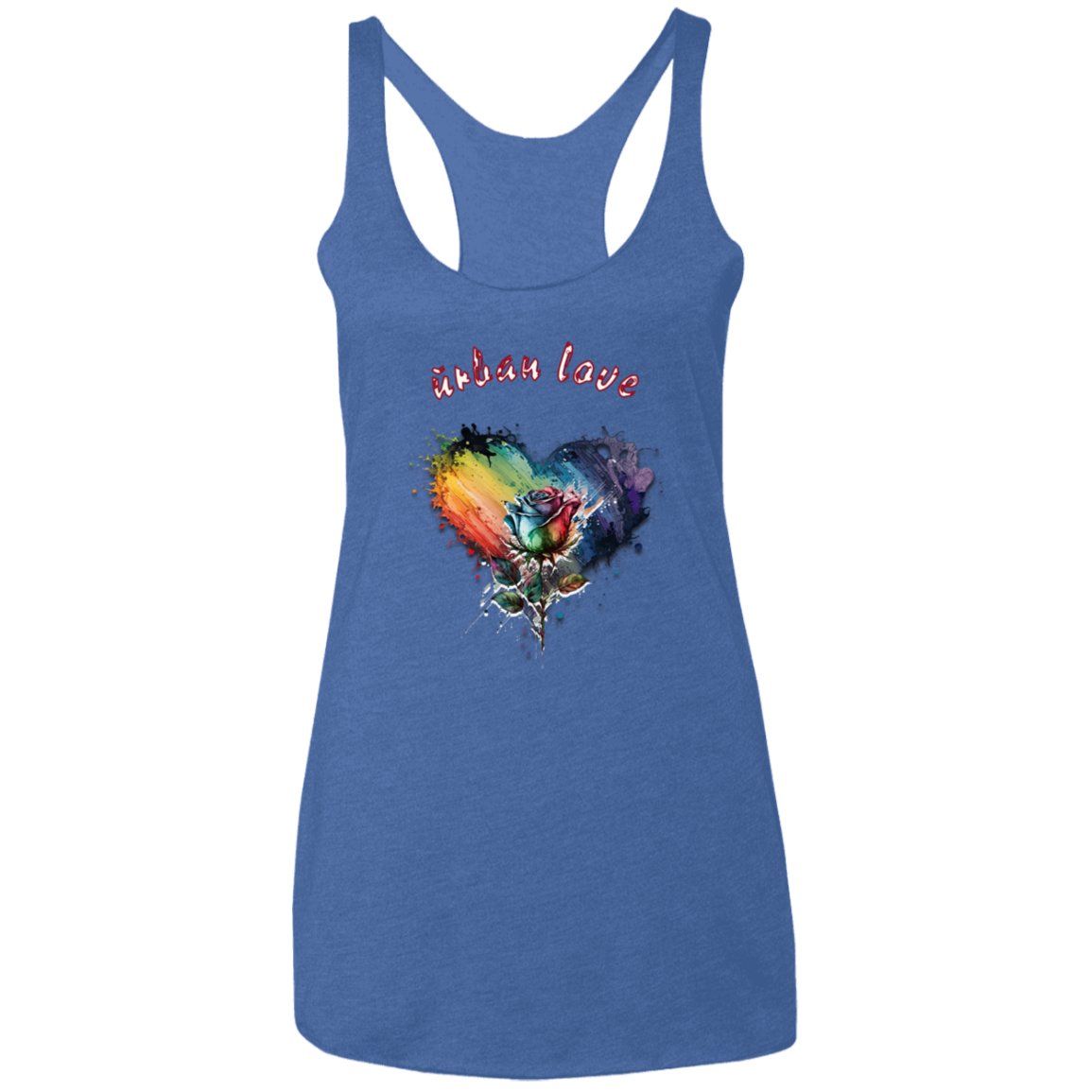 Urban Love Ladies' Triblend Racerback Tank