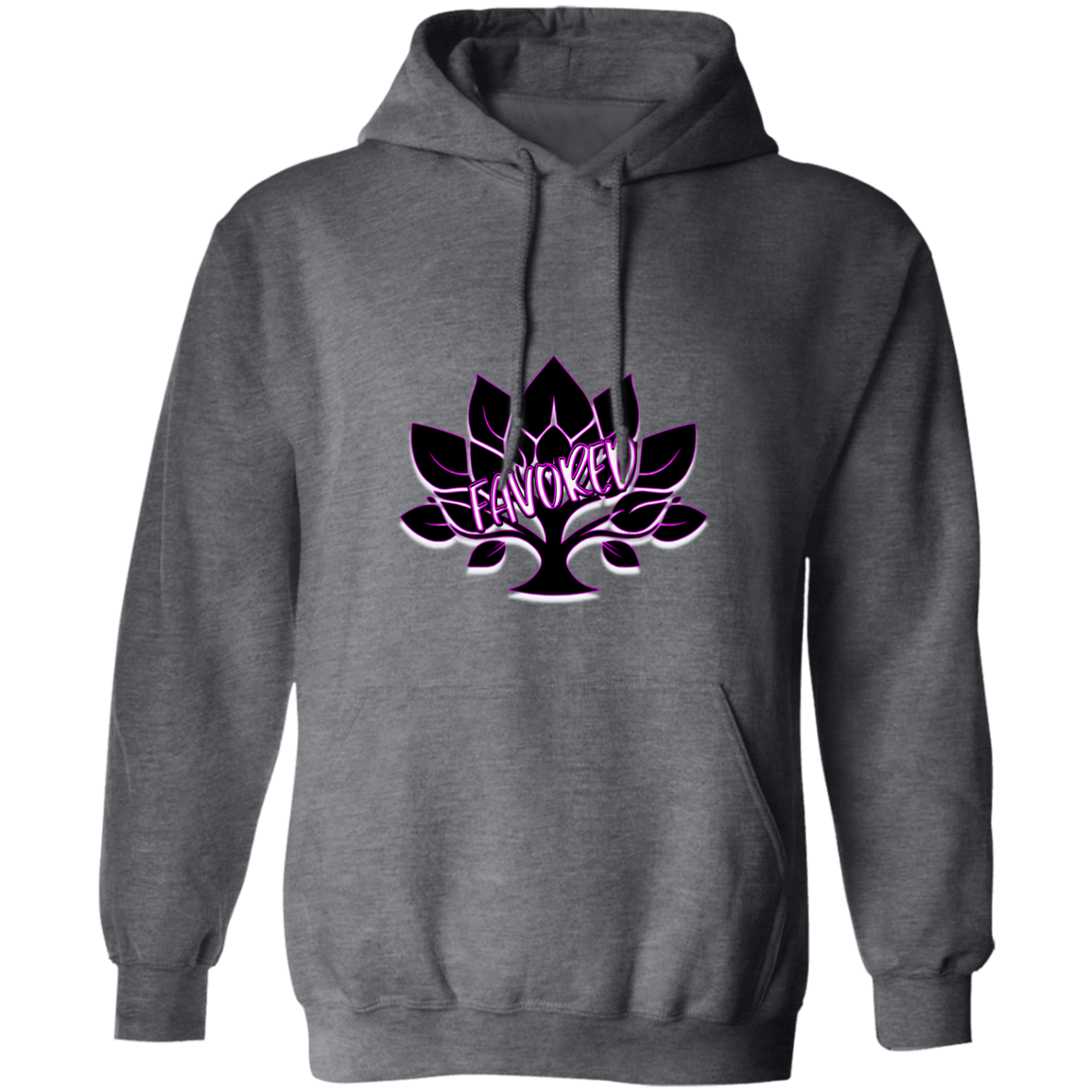 Hot Pink Favored Gildan Pullover Hoodie