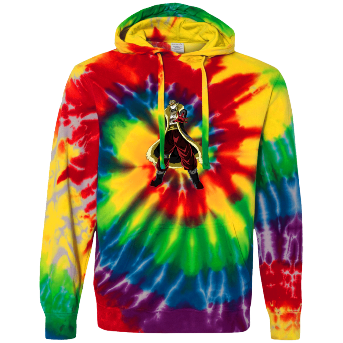 Heart DBS Unisex Tie-Dyed Pullover Hoodie