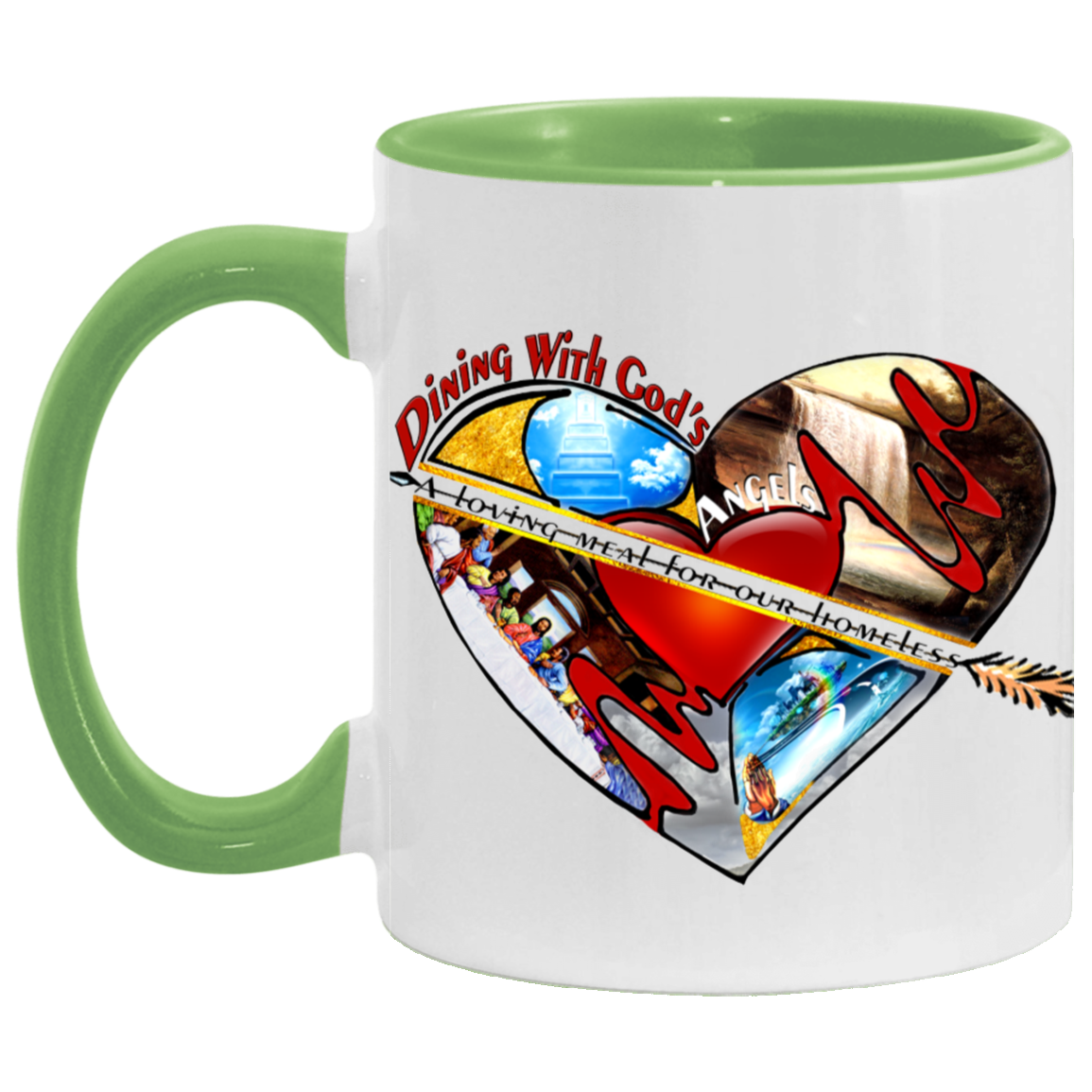 Dining with God's Angels 11oz Accent Mug