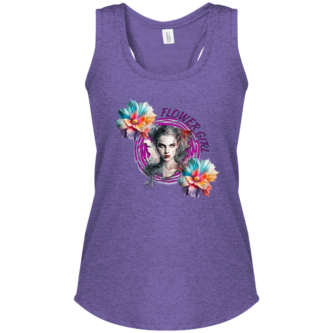 Flower Girl Women's Perfect Tri Racerback Tank