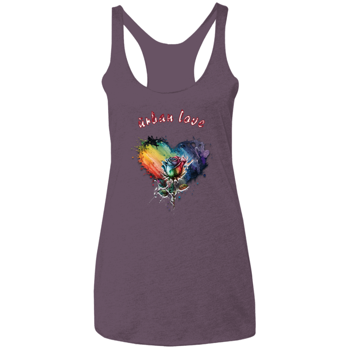 Urban Love Ladies' Triblend Racerback Tank