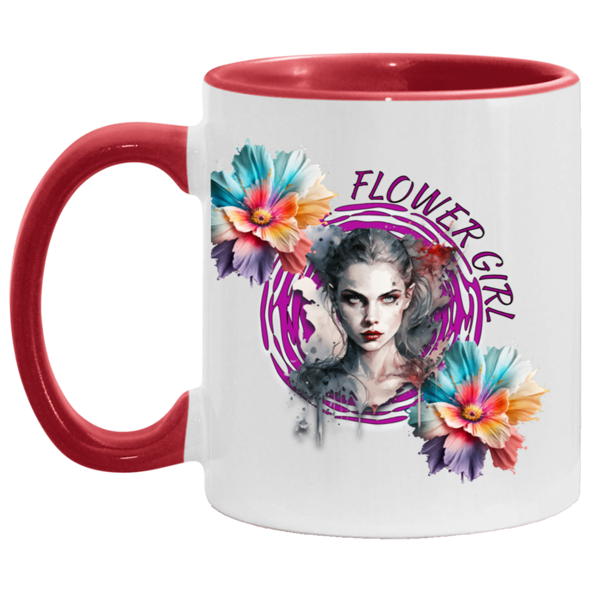 Flower Girl 11oz Accent Mug