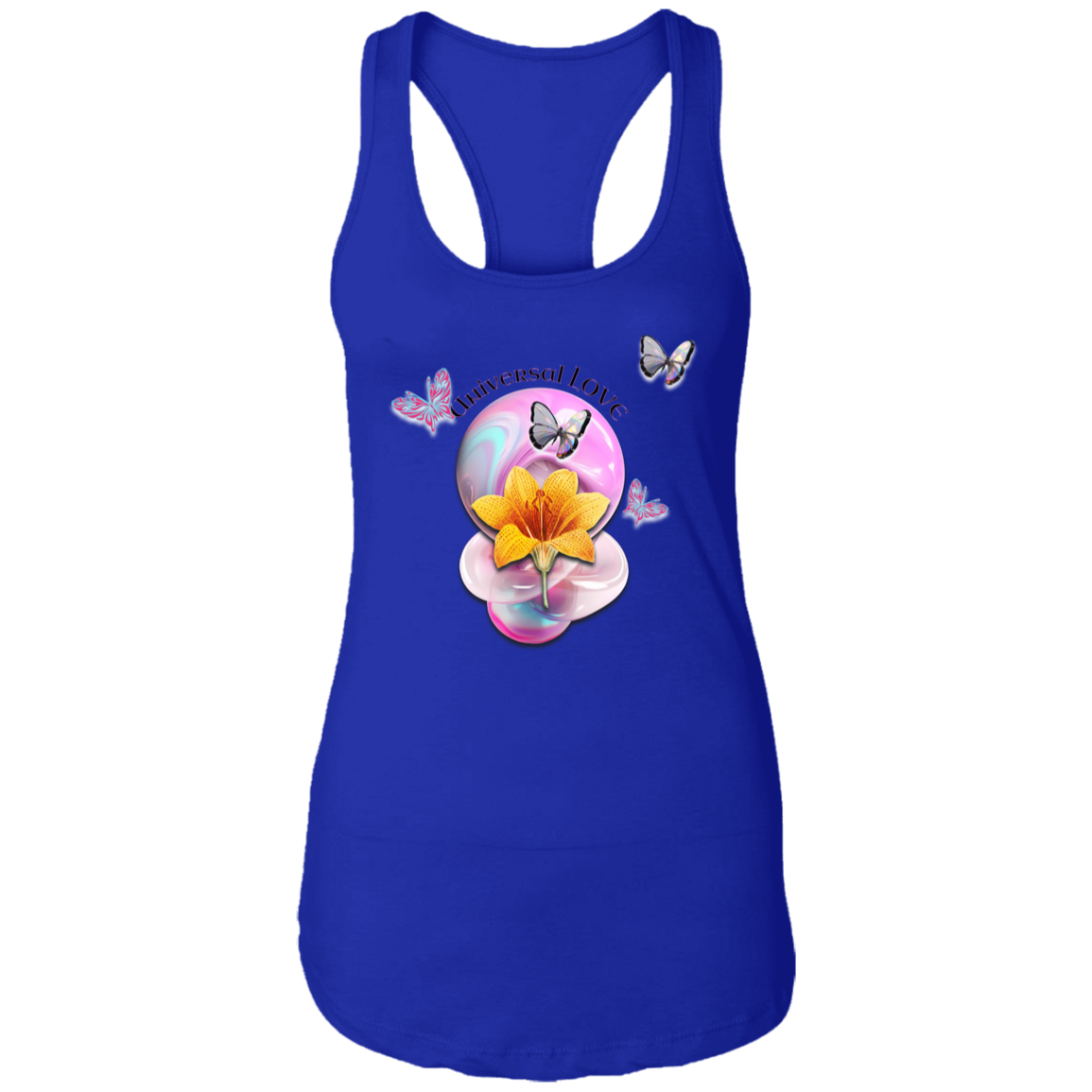 Universal Love Ladies Ideal Racerback Tank