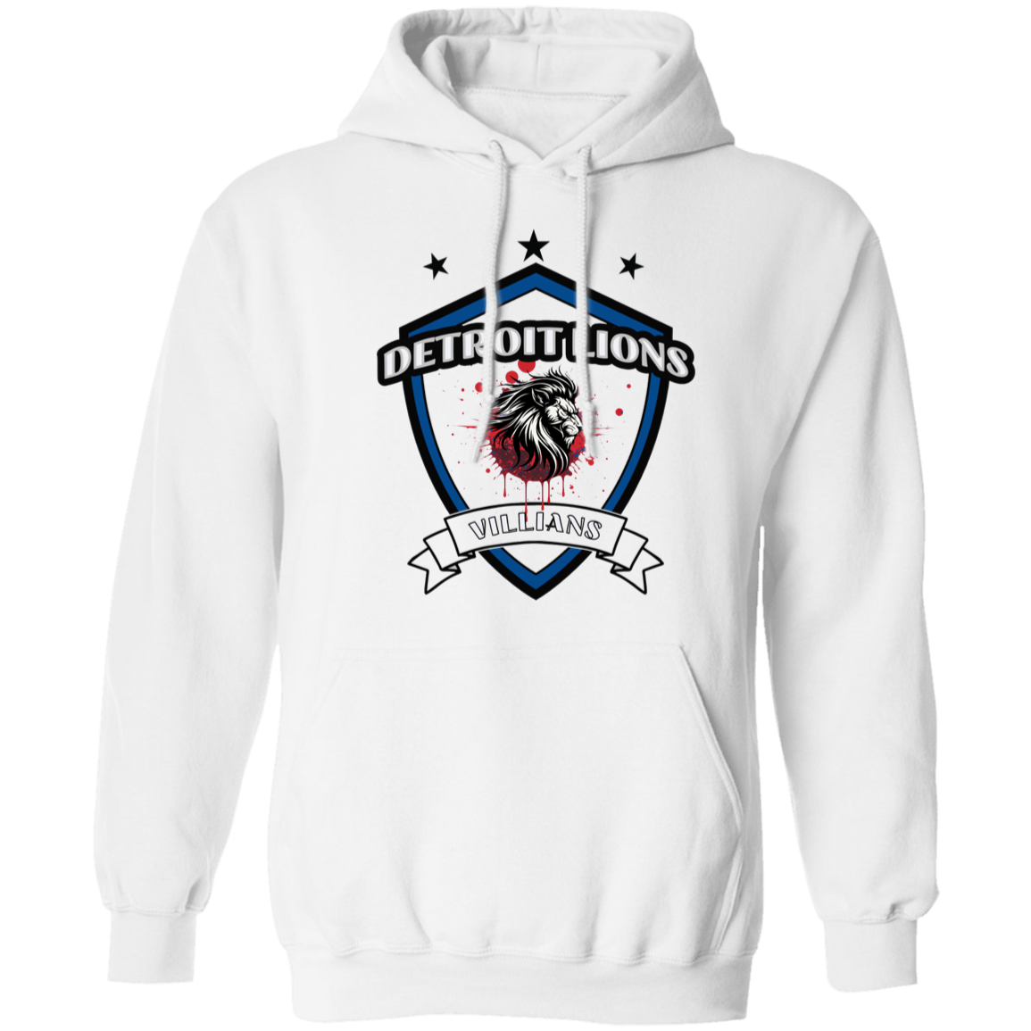 Detroit Lions Villian Pullover Hoodie