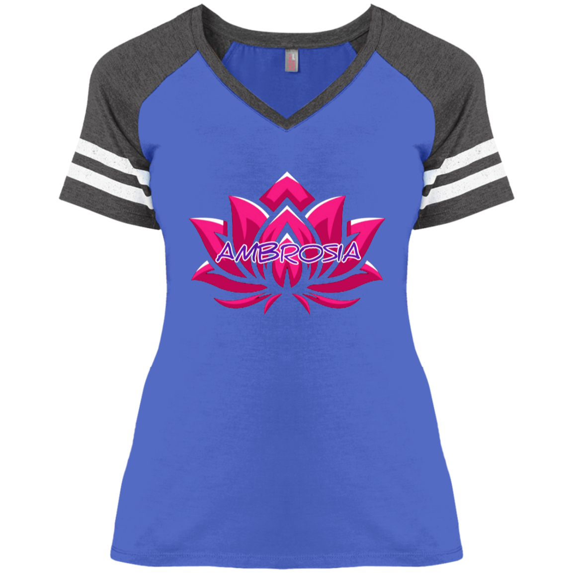 Ambrosia Ladies' Game V-Neck T-Shirt