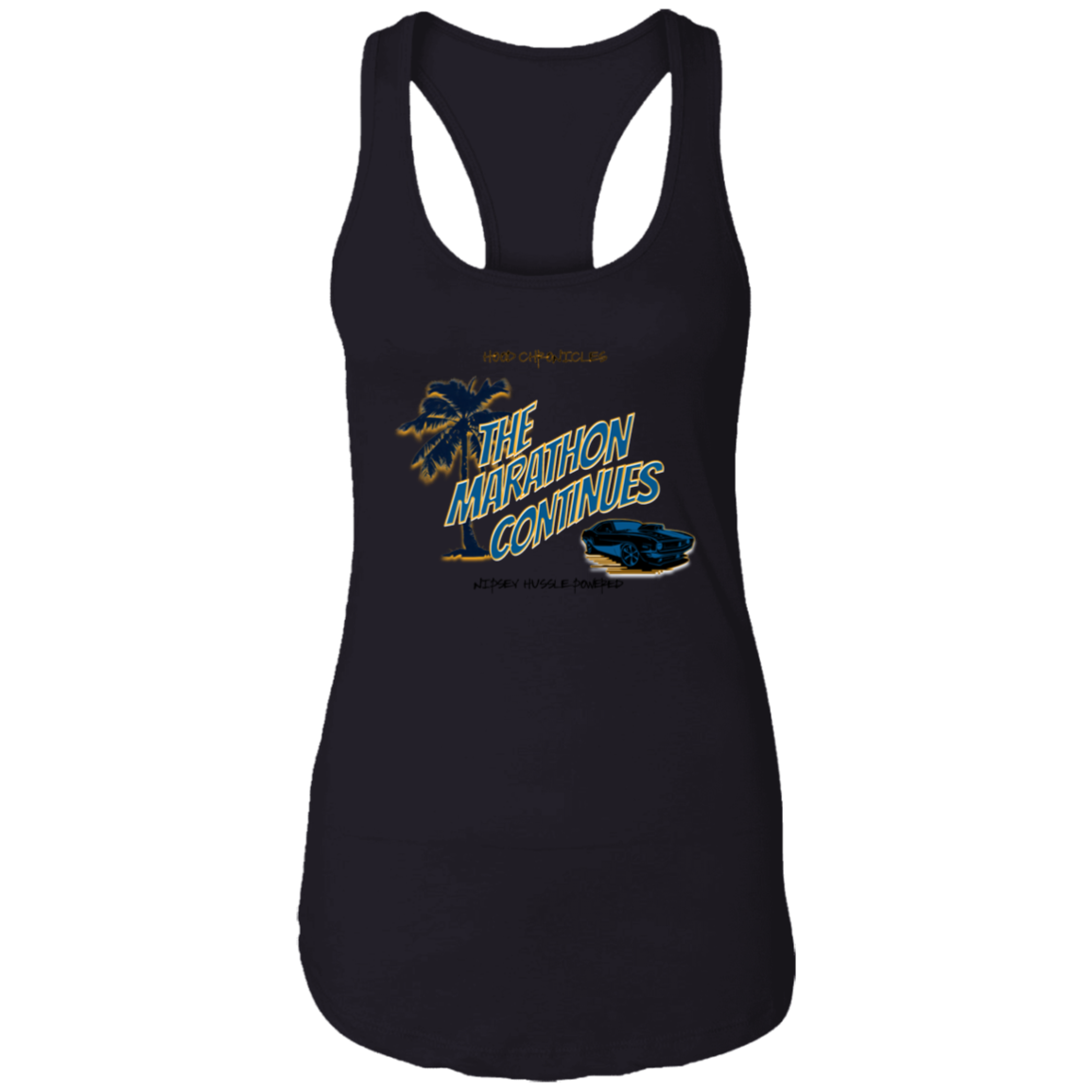 The Marathon Continues Ladies Ideal Racerback Tank