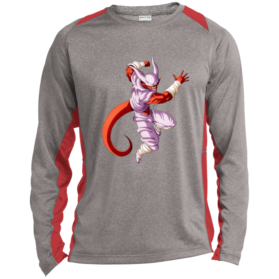 Jenemba DBS Long Sleeve Heather Colorblock Performance Tee