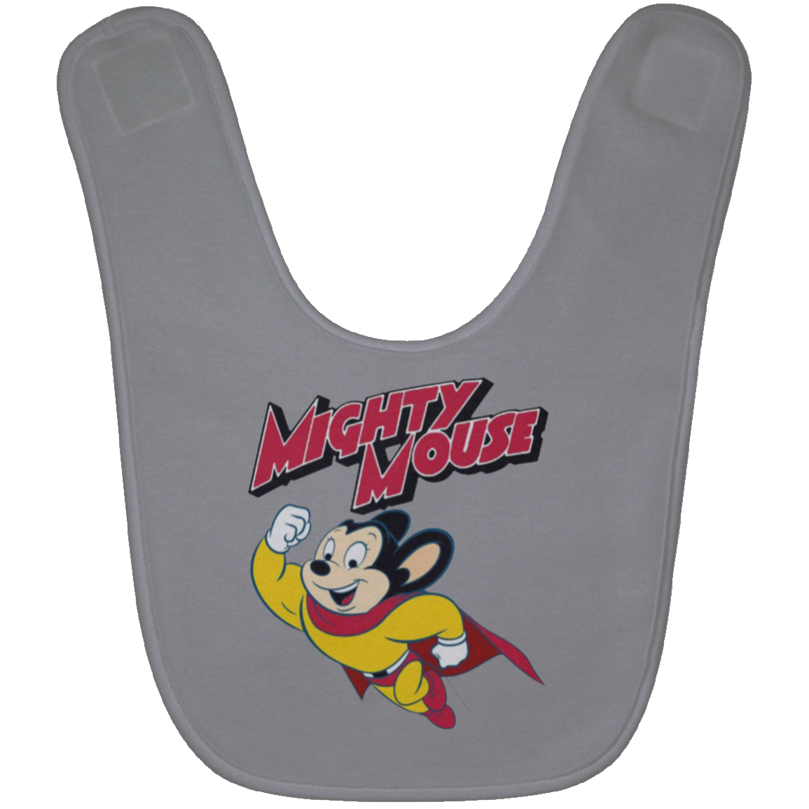 Mighty Mouse Baby Bib