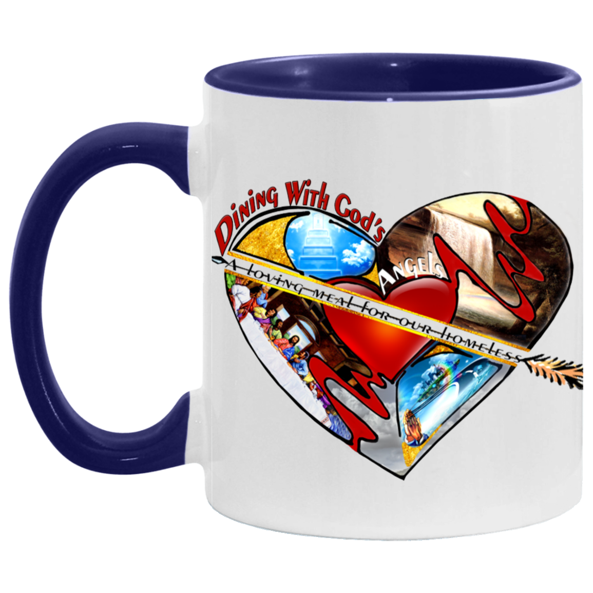 Dining with God's Angels 11oz Accent Mug