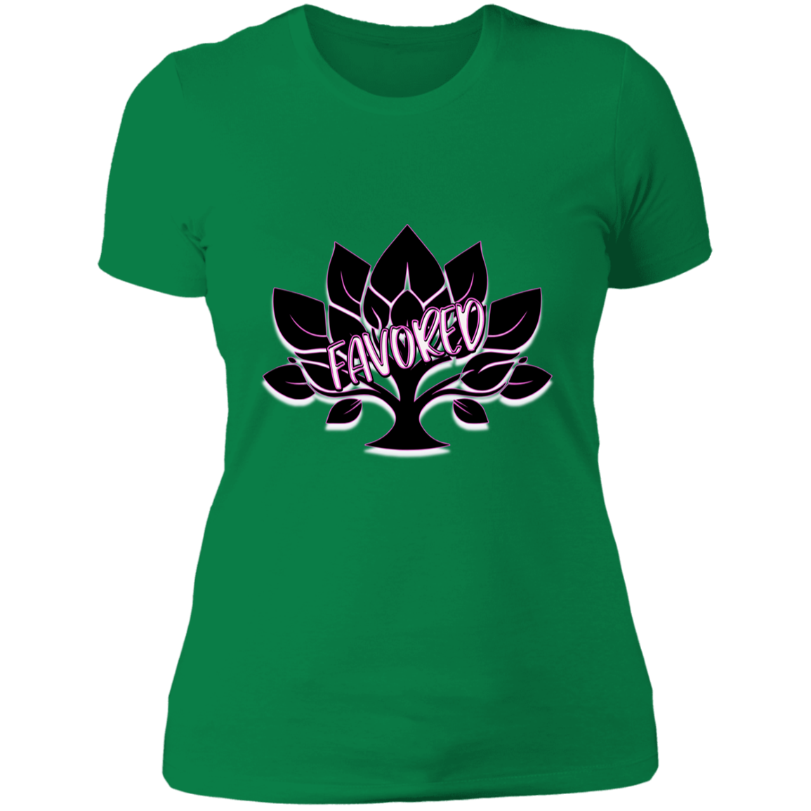 Favored Pink Ladies' Boyfriend T-Shirt