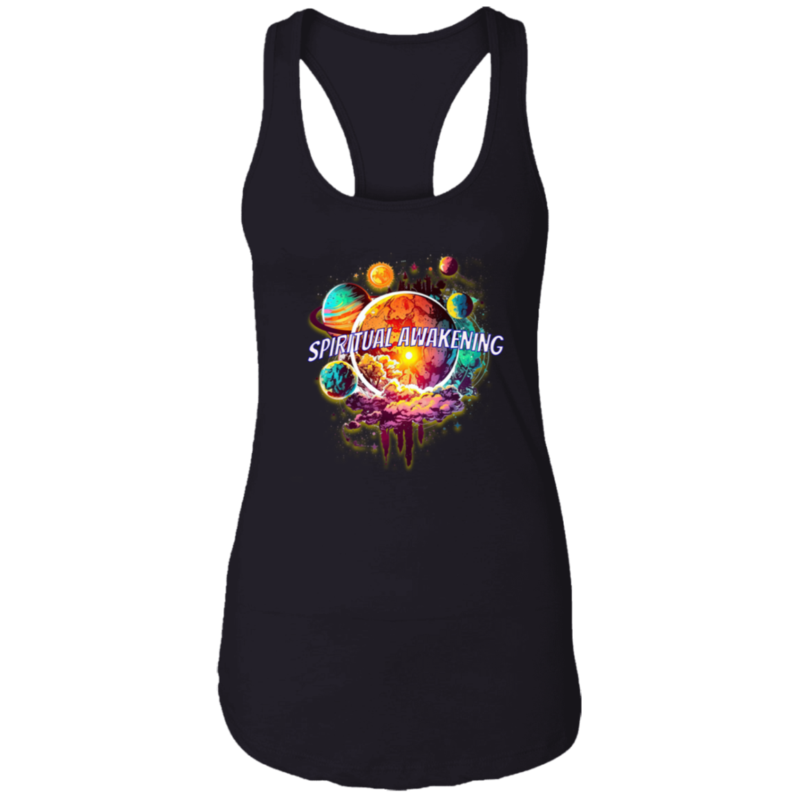 Spiritual Awakening Ladies Ideal Racerback Tank