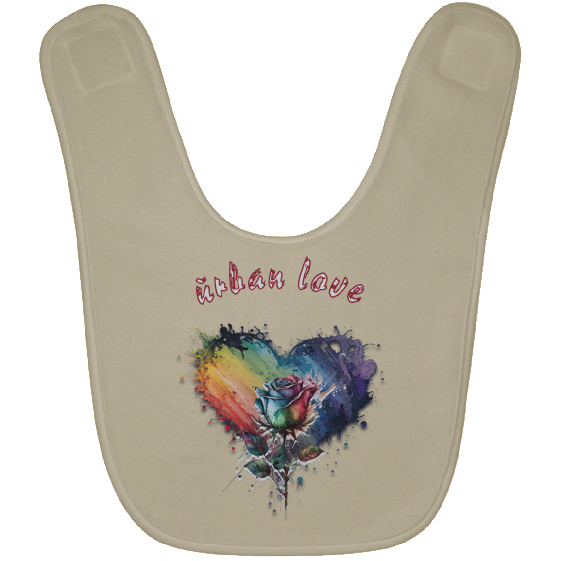 Urban Love Baby Bib