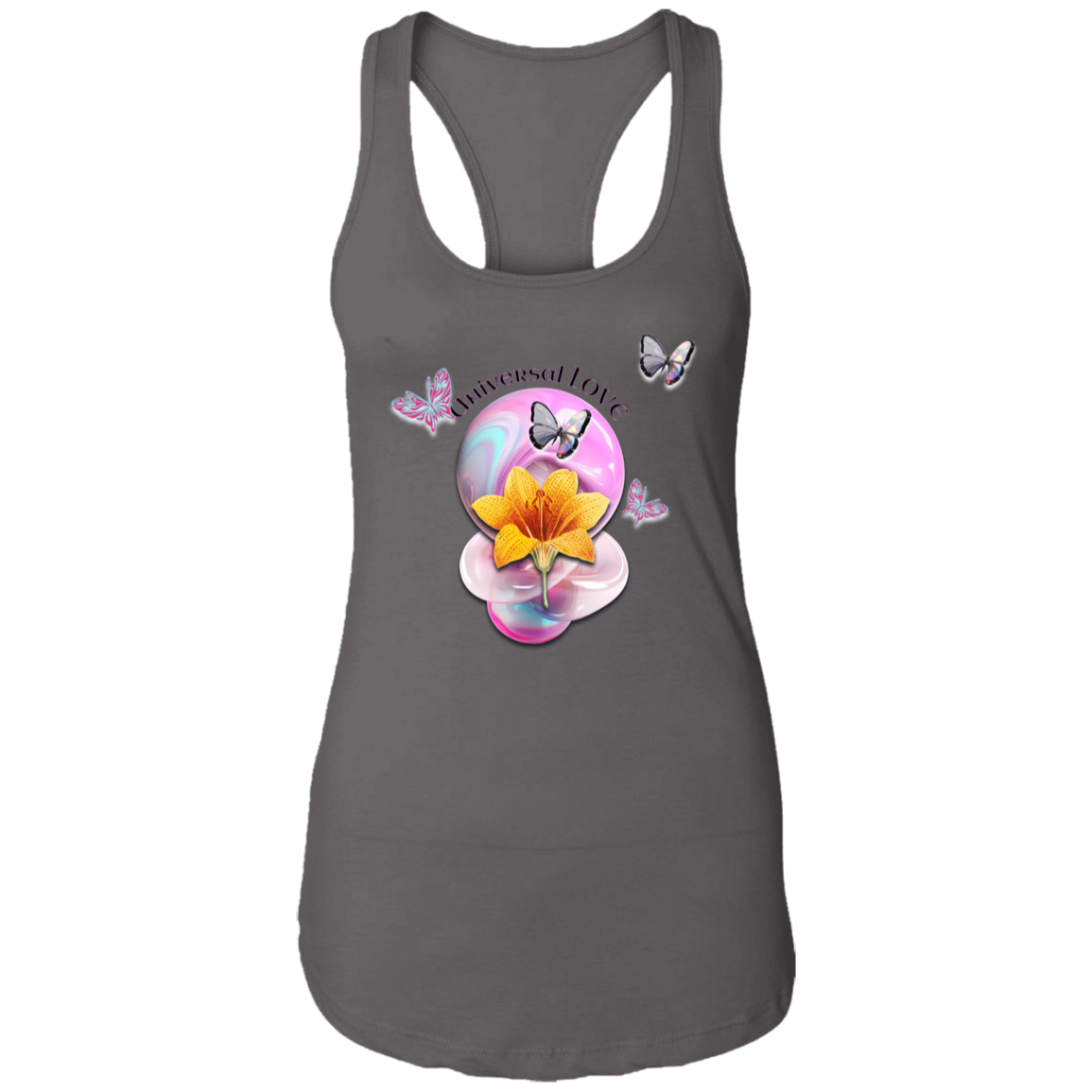 Universal Love Ladies Ideal Racerback Tank