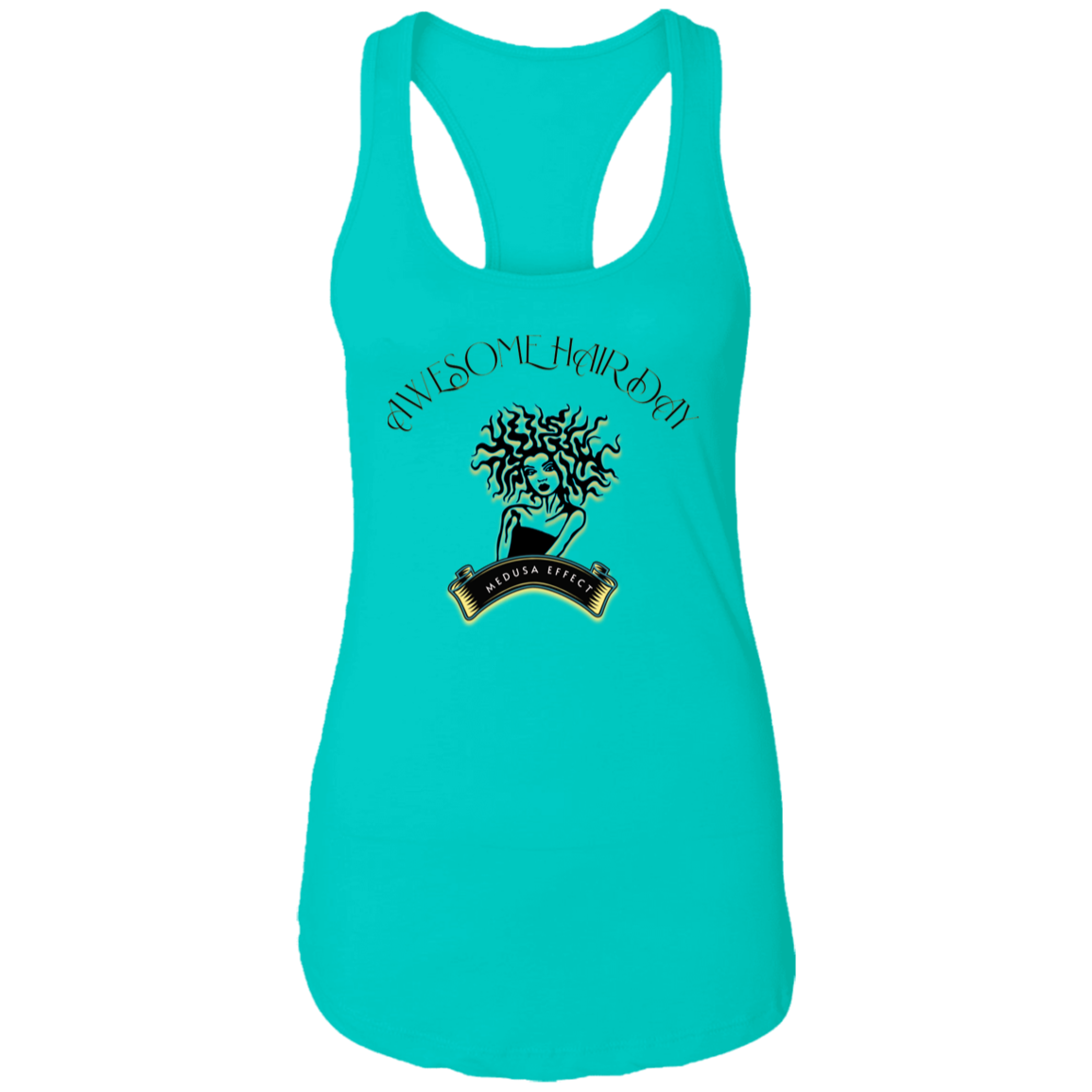 Awesome Hair Day Ladies Ideal Racerback Tank