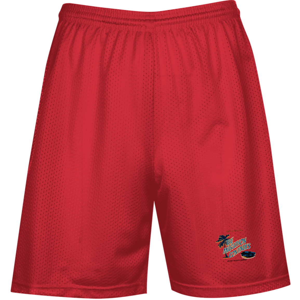 The Marathon Continues Performance Mesh Shorts