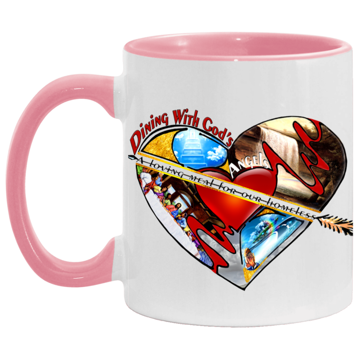 Dining with God's Angels 11oz Accent Mug