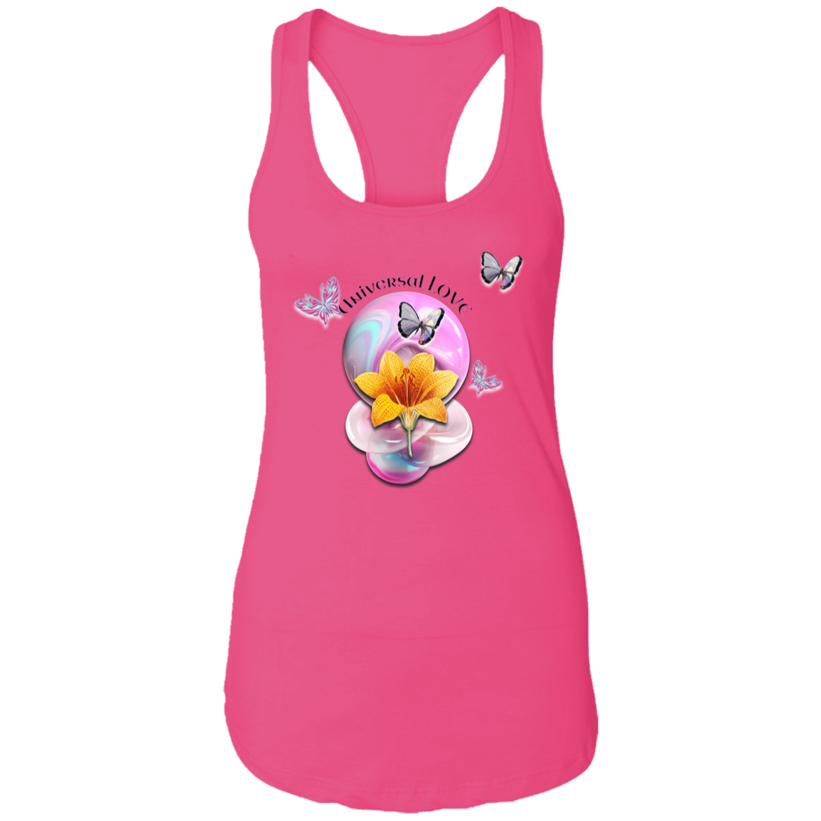 Universal Love Ladies Ideal Racerback Tank