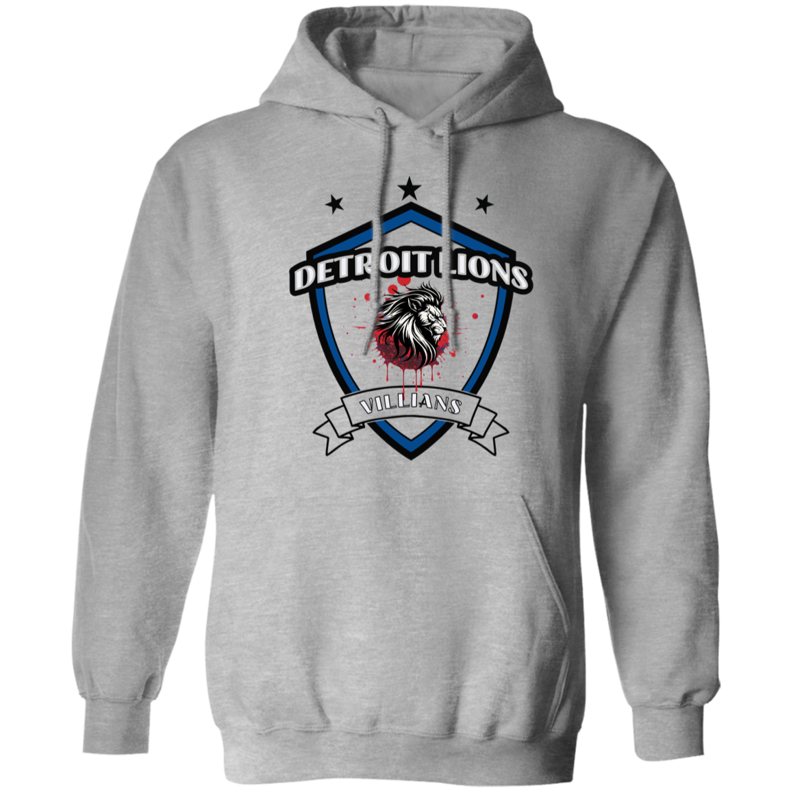 Detroit Lions Villian Pullover Hoodie