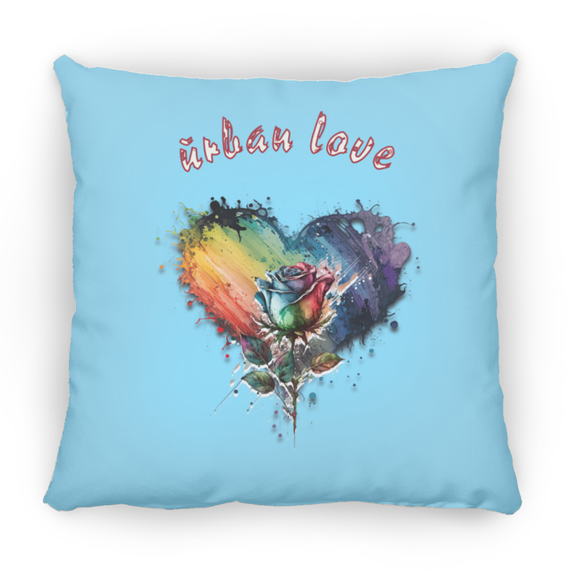 Urban Love Medium Square Pillow