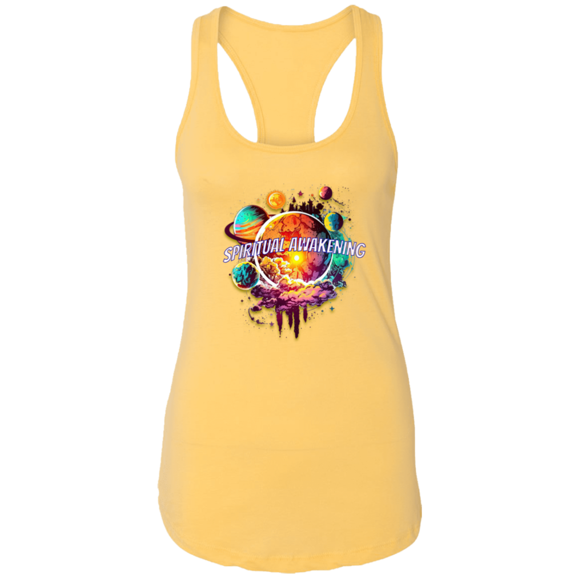 Spiritual Awakening Ladies Ideal Racerback Tank