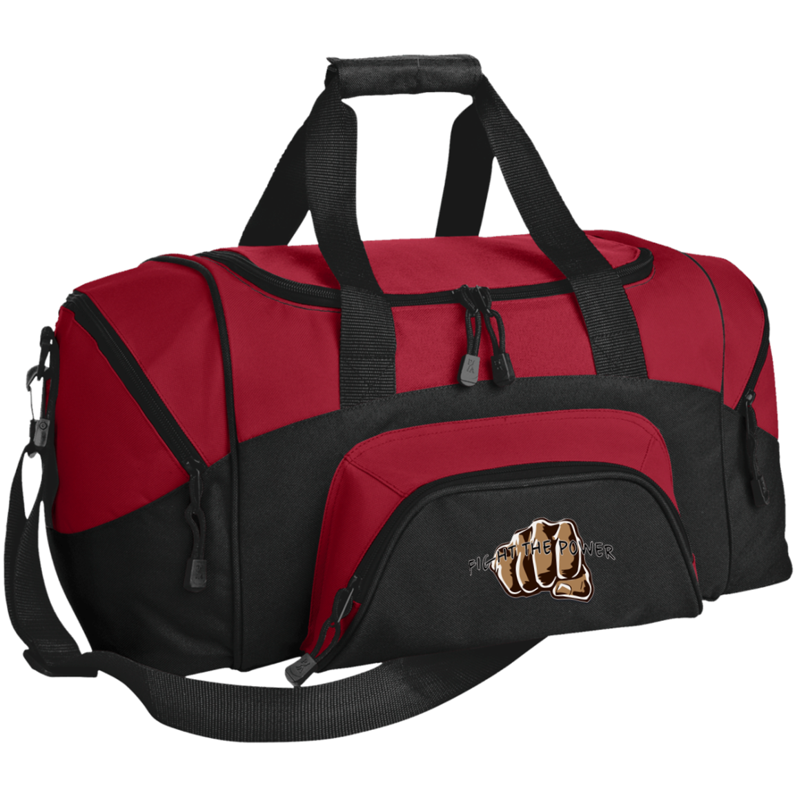 Fight the Power Small Colorblock Sport Duffel Bag