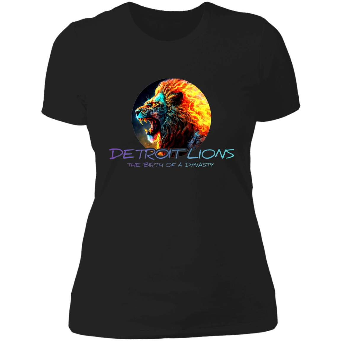 Detroit Lions Birth of a Dynasty Ladies' Boyfriend T-Shirt