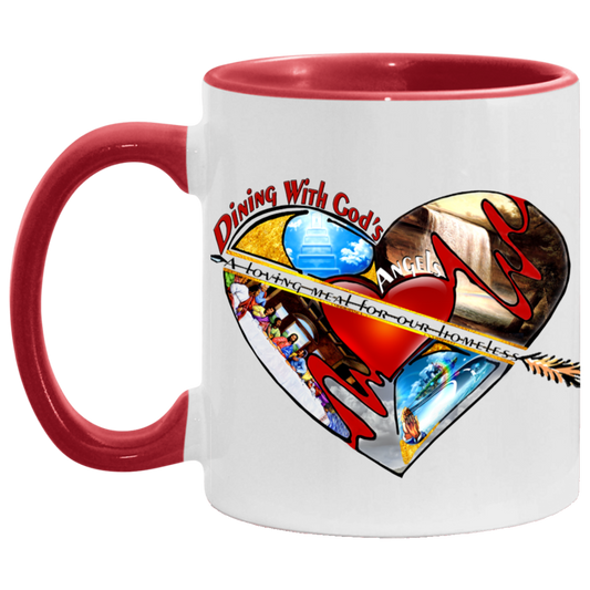 Dining with God's Angels 11oz Accent Mug