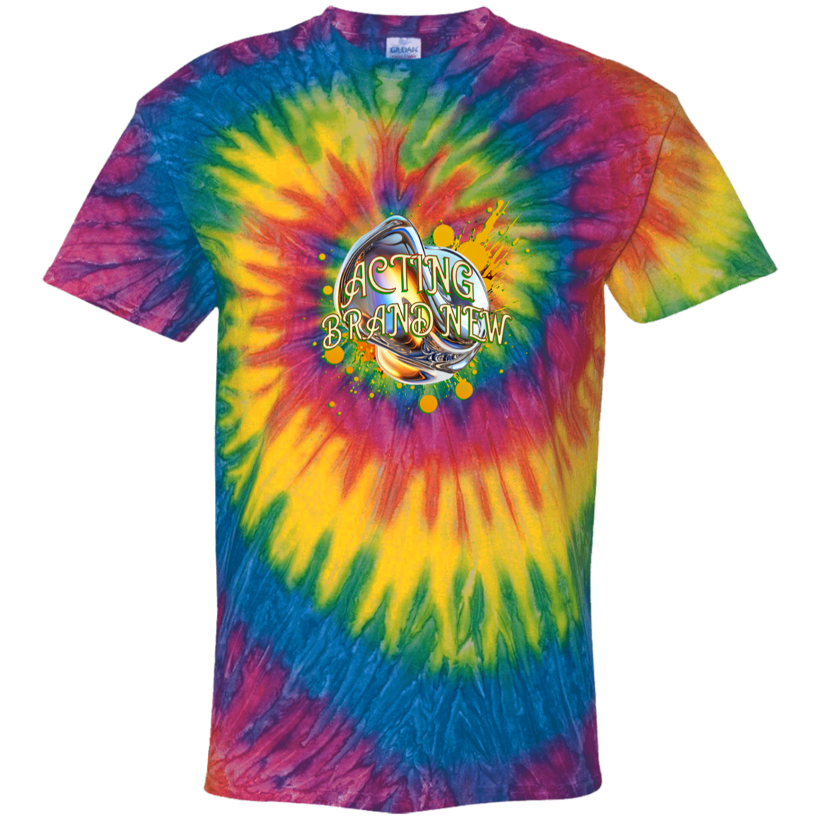 Acting Brand New 100% Cotton Tie Dye T-Shirt