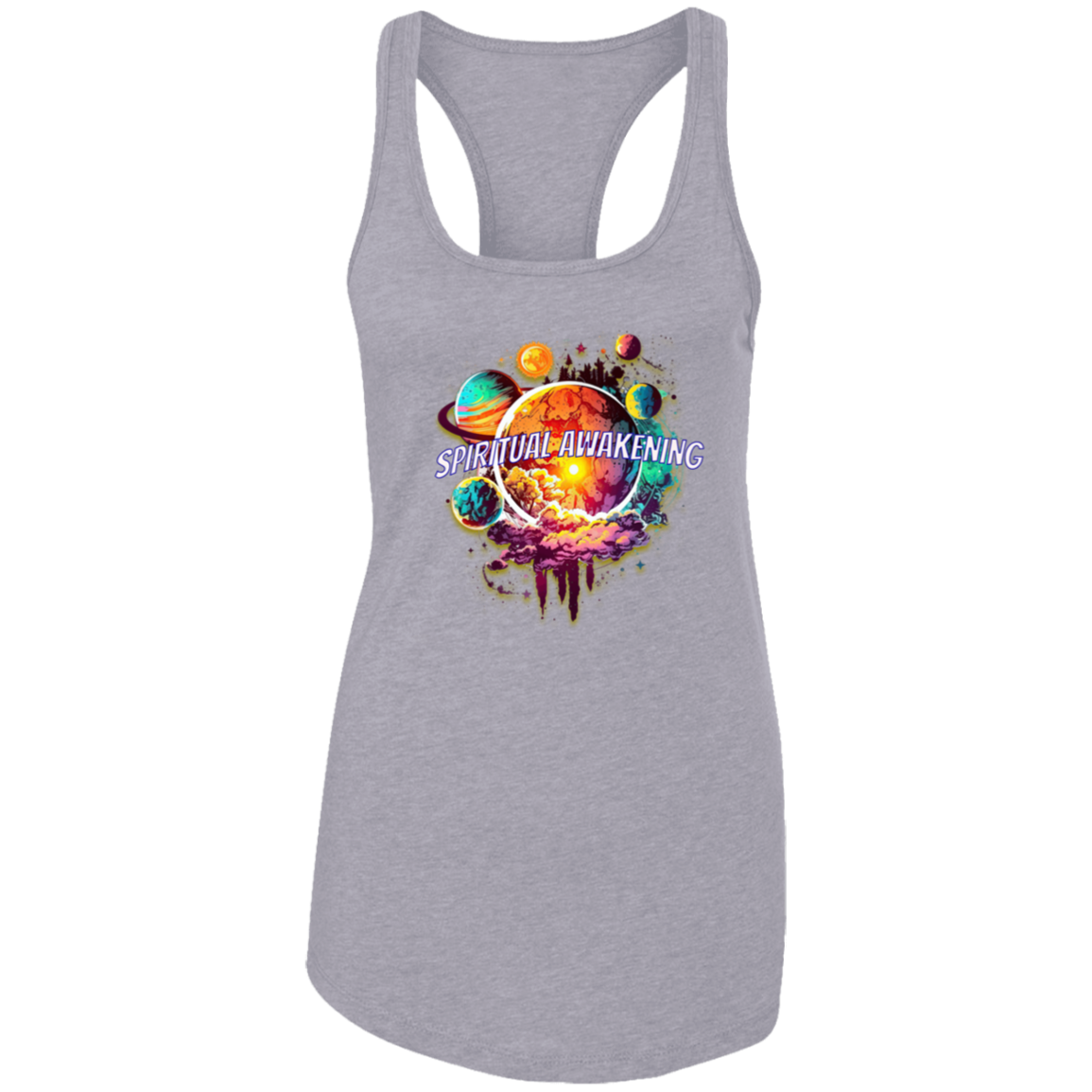 Spiritual Awakening Ladies Ideal Racerback Tank