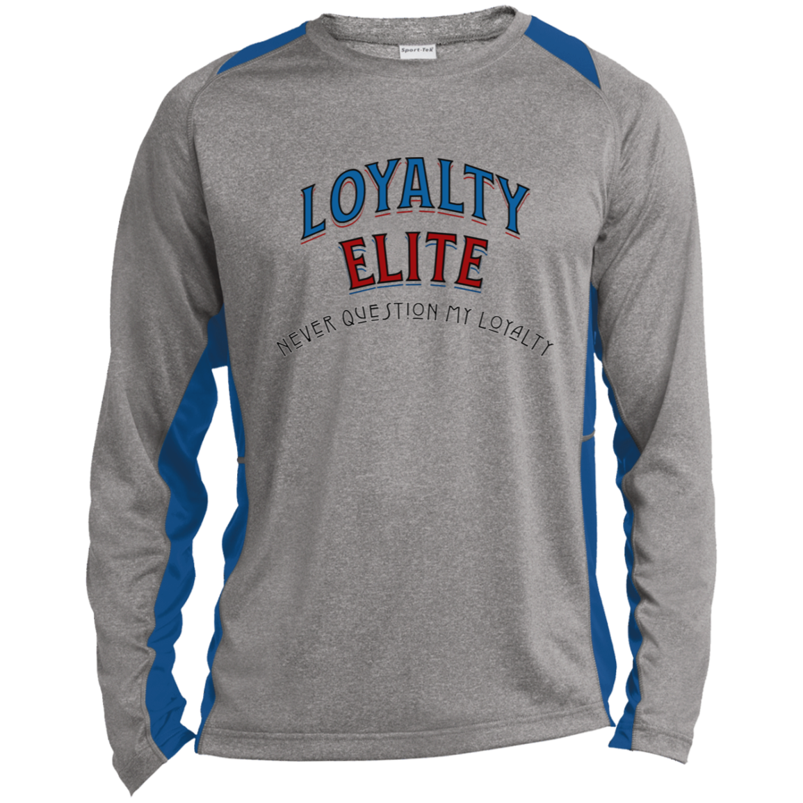 Loyalty Elite Long Sleeve Heather Colorblock Performance Tee