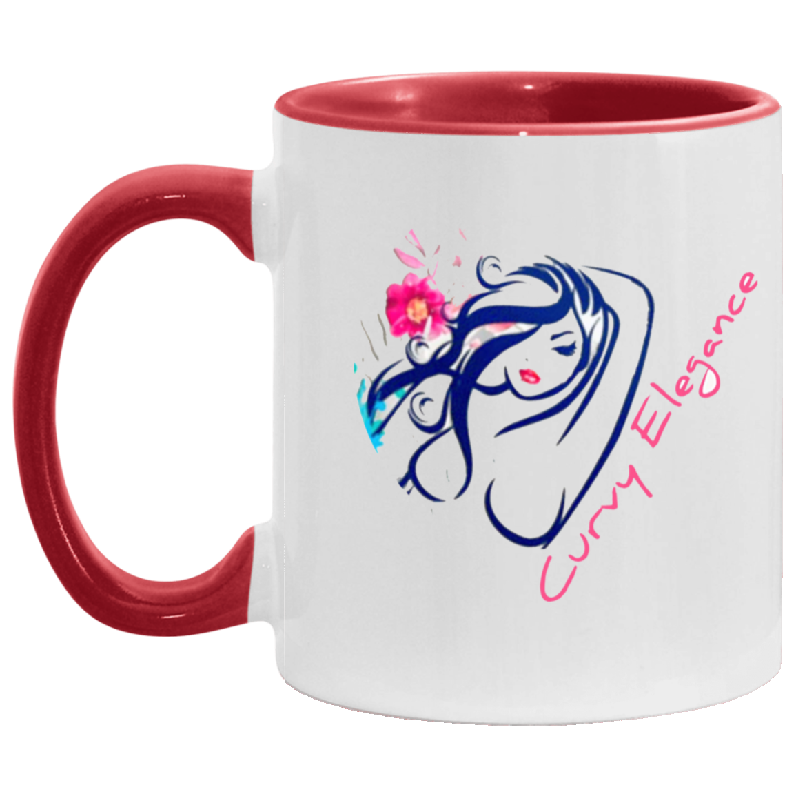 Curvy Elegance 11oz Accent Mug