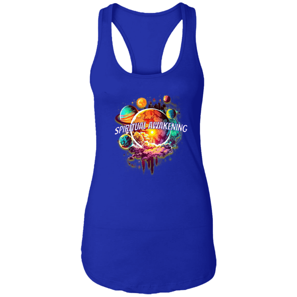 Spiritual Awakening Ladies Ideal Racerback Tank